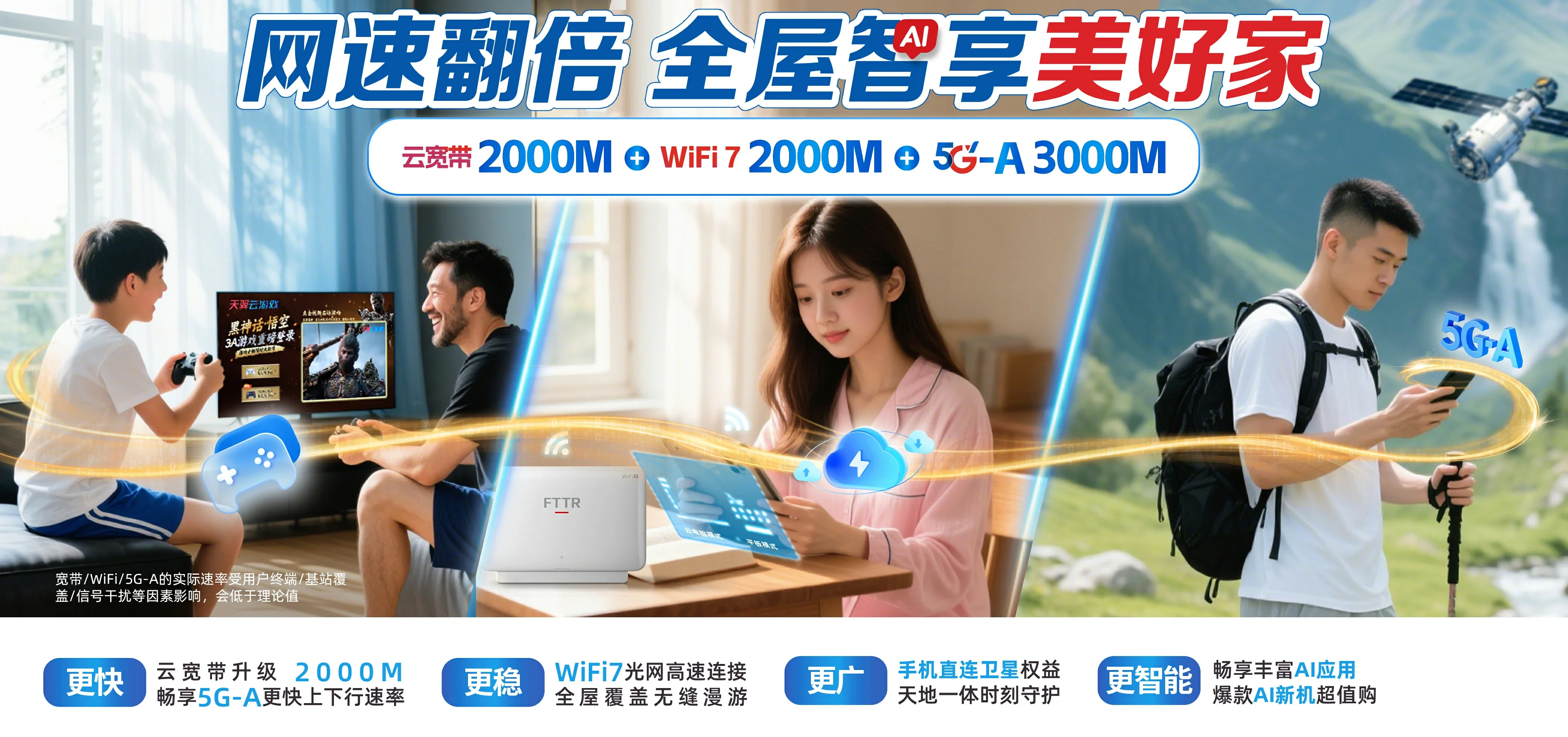 中国电信 中站区电信宽带 宽带套餐